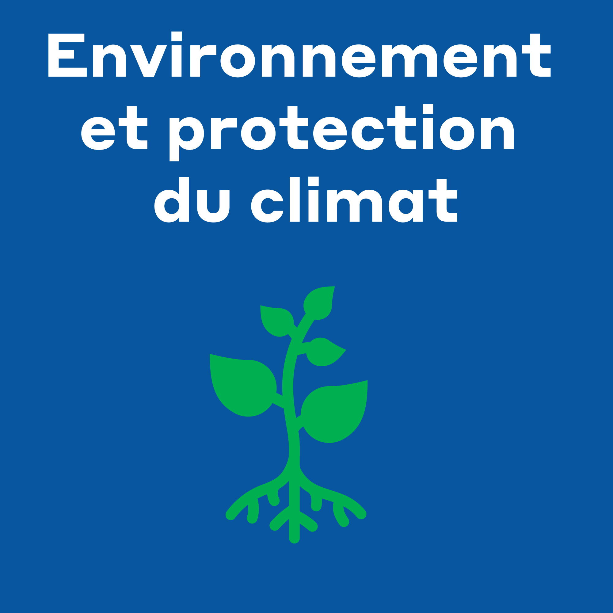 Environnement et protection du climat