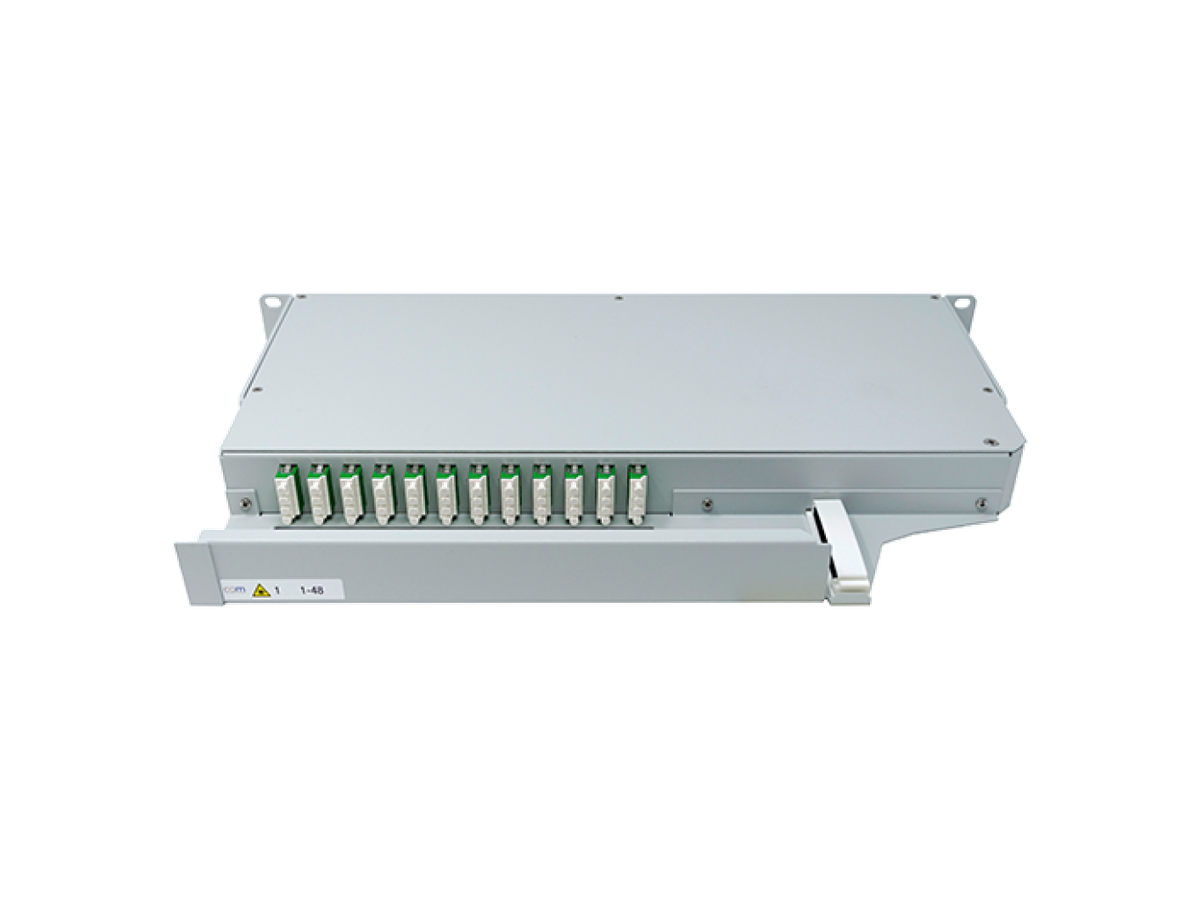 CCM Patchpanel 1HE SLITE Basic rechts Fanout