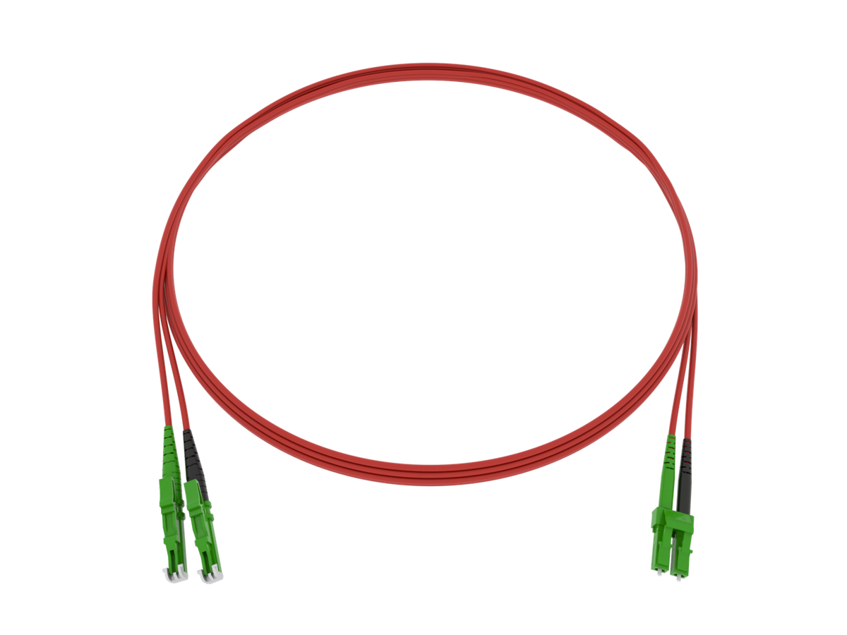 Cordon de bras. CCM Fig.8 2x1.7mm 9/125 G657A2 RD