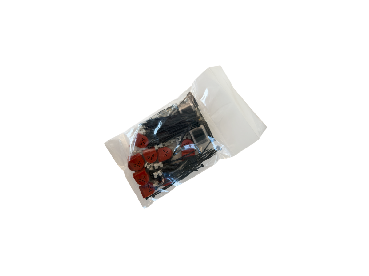 Dichtungskit Spleissmuffe Mini 9x0-3mm dunkelrot