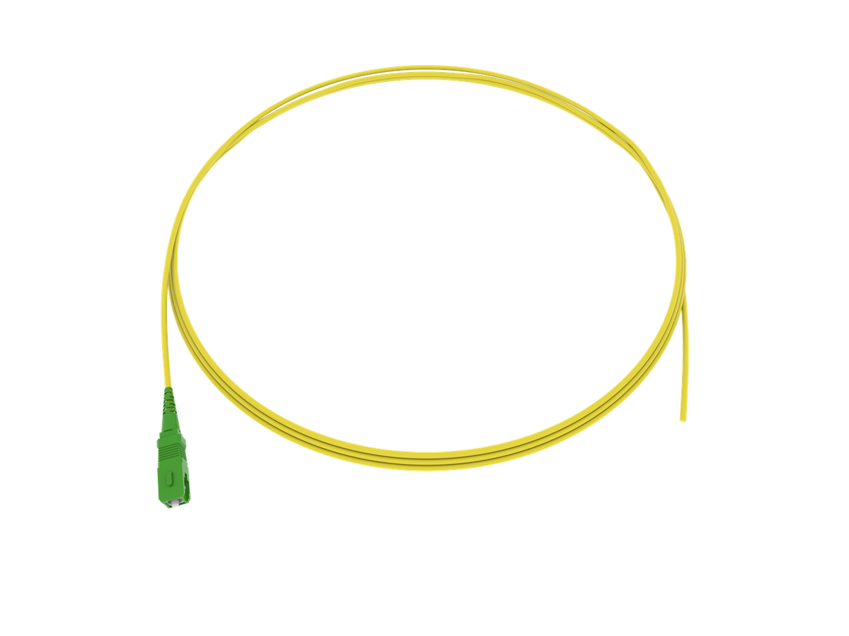 Cordon de bra. CCM simplex 1x1.7mm 9/125 G657A2 YE