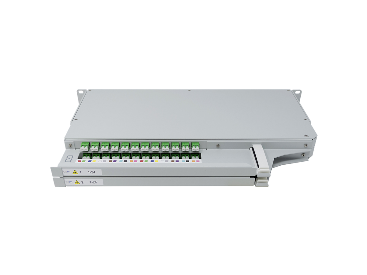 CCM Patchpanel 1HE SLITE PRO rechts Fanout