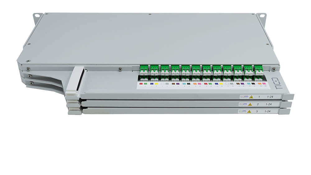 Patchpanel 1HE SLITE PRO linksv