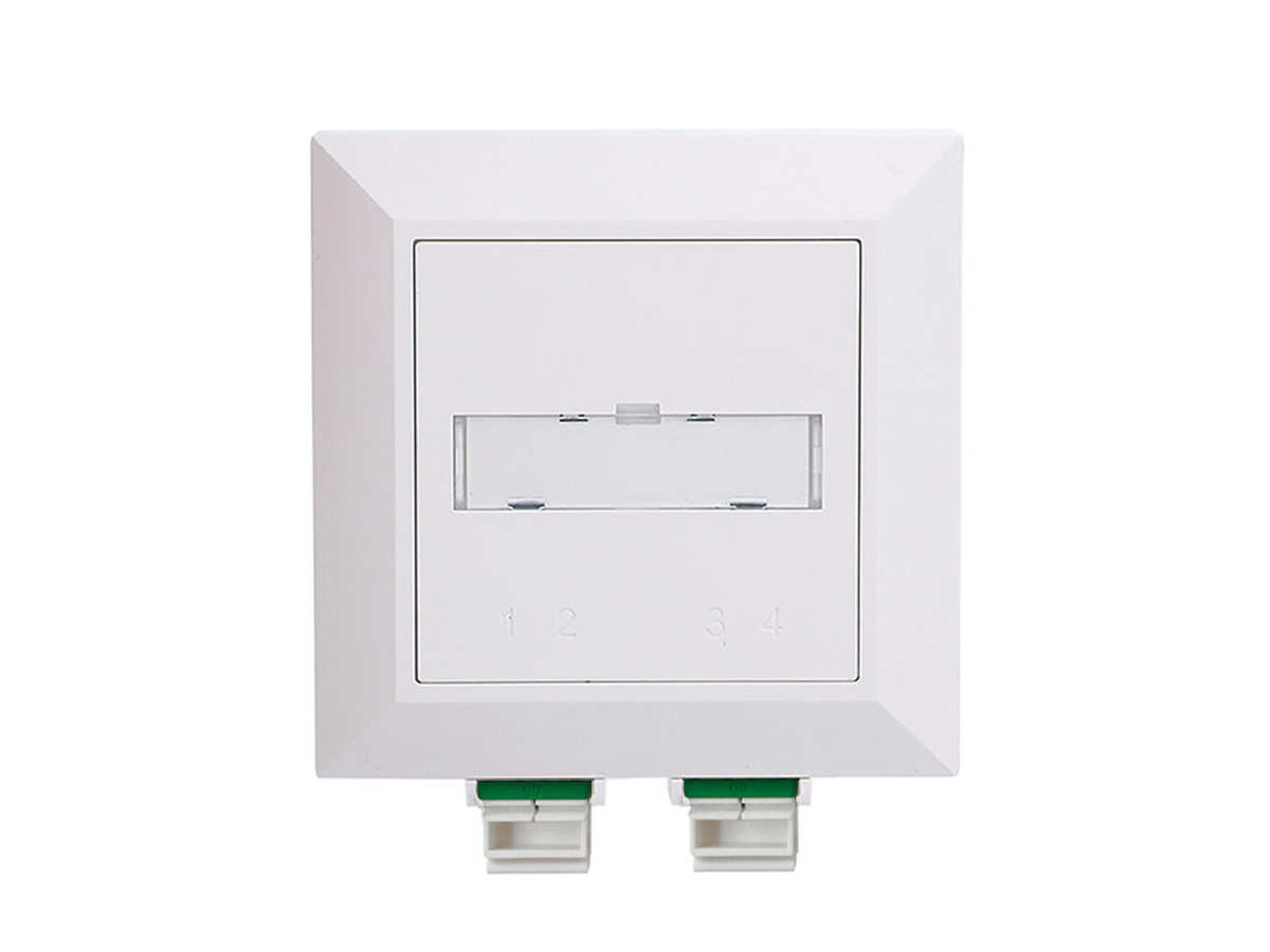 FTTH AP Anschlussdosen weiss, PYRAMID Edizio komp.