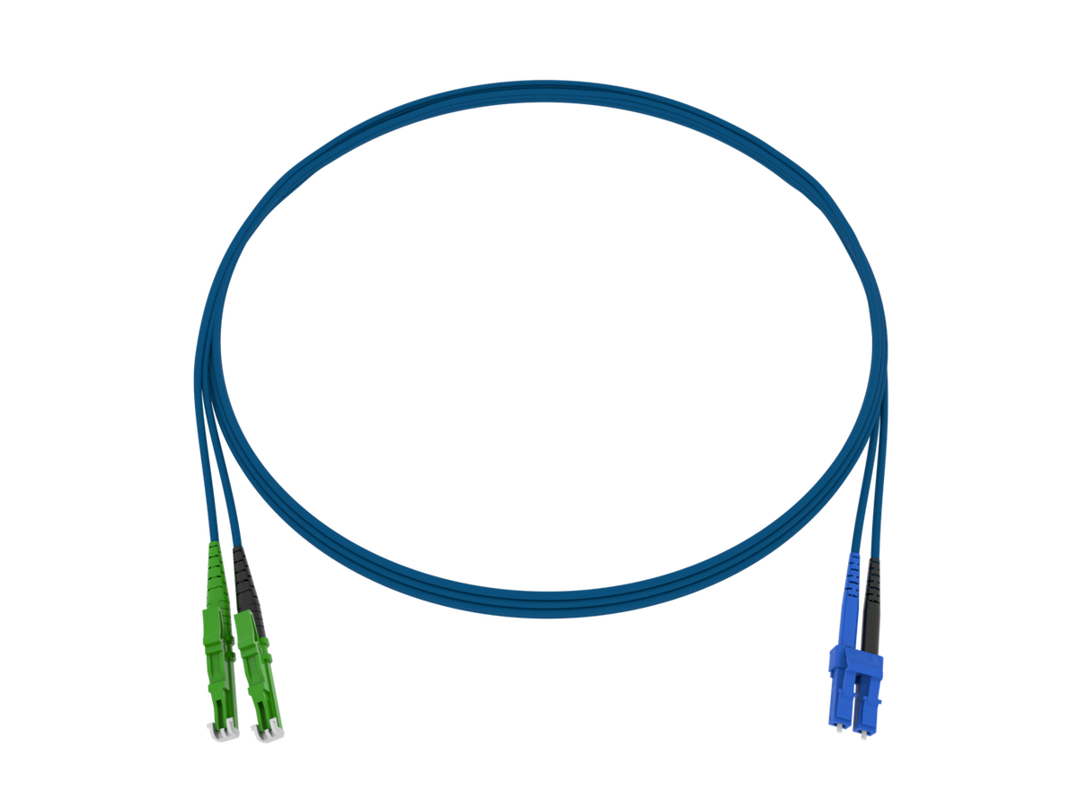 Cordon de bras. CCM Fig.8 2x1.7mm 9/125 G657A2 BL