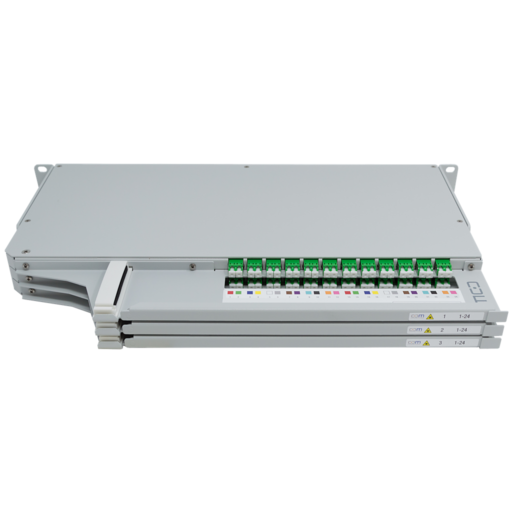 CCM Patchpanel 1HE SLITE HD links - 905502 - Connect Com AG