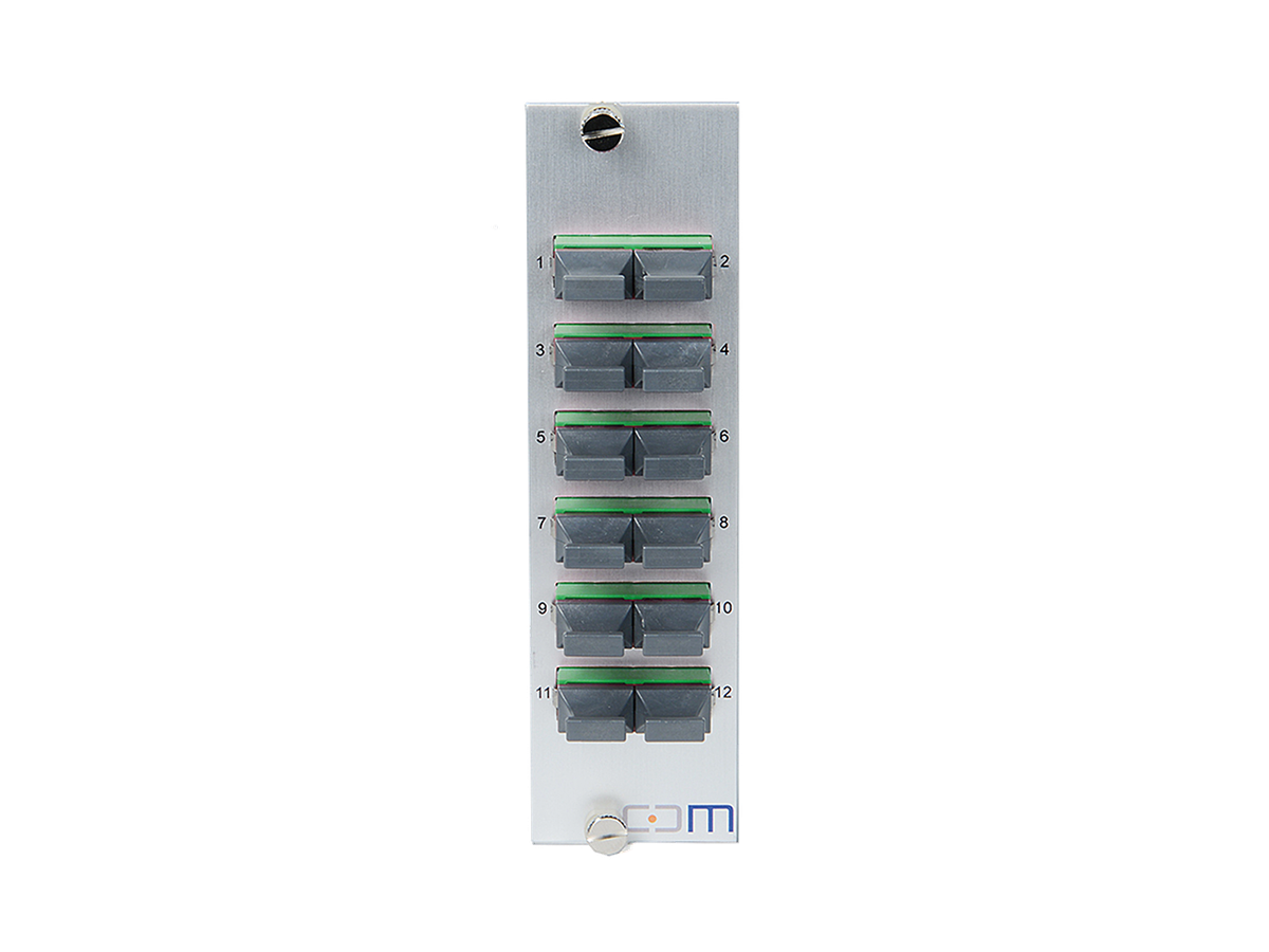 Plaque frontale EasyCONNECT MTP 3U/7TE alu PRO