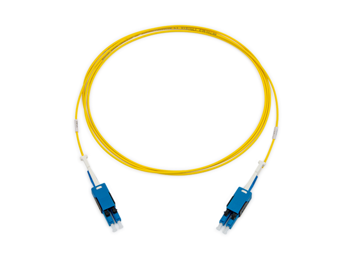 CCM cordon de bras. 2.0mm 1x2 9/125 G657A2 YE