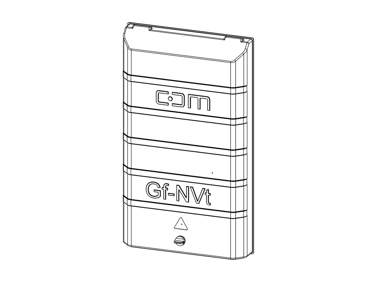 CCM Kunststoff-Haube Gf-NVt 80/110 mit Drehriegel