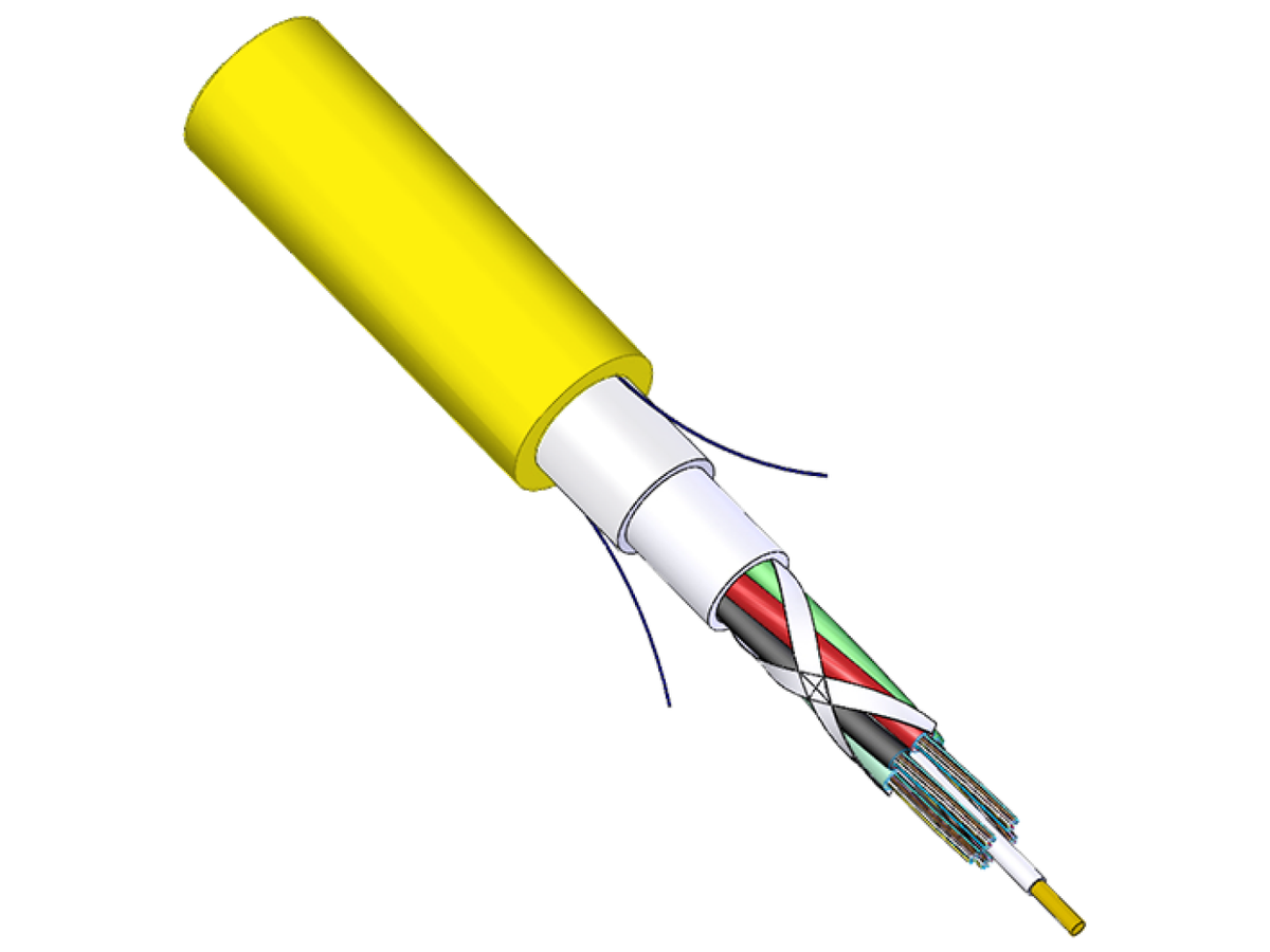 CCM câble loose tube LSFH-Cca 12x12 9/125 YE