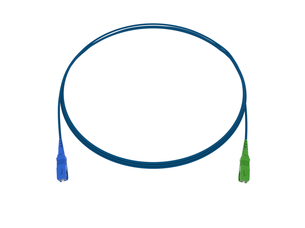 Cordon de bra. CCM simplex 1x1.7mm 9/125 G657A2 BL