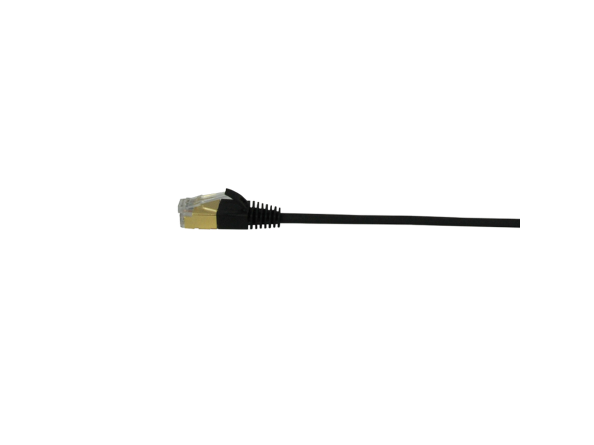 Patchkabel Slim 4P LS0H Cat6A STP BK