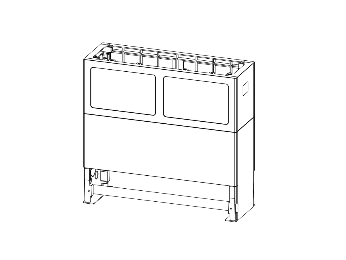 KVz CCM Socle pour armoire de rue UNI 11 / 400