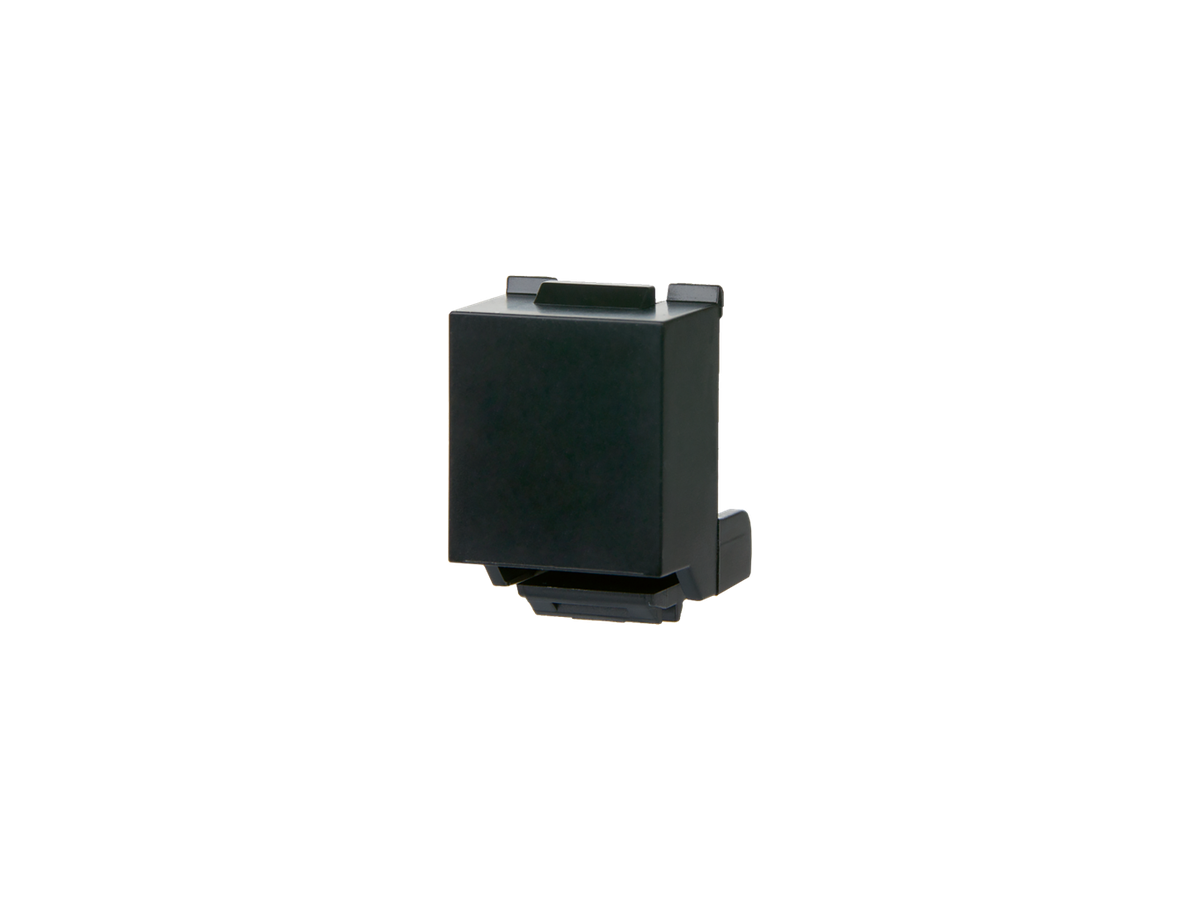 Copper-T Blindabdeckung Keystone schwarz