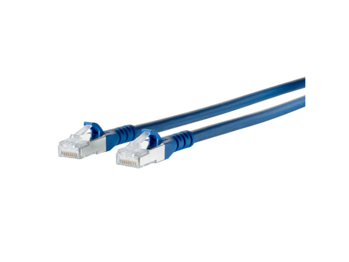 Copper-T Patchkabel Cat.6A AWG 26 S/FTP LSFH BL