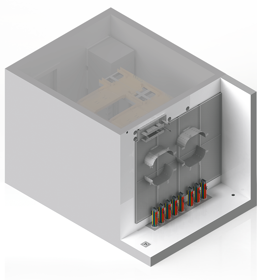 Kabelraum im CCM FiberCUBE®
