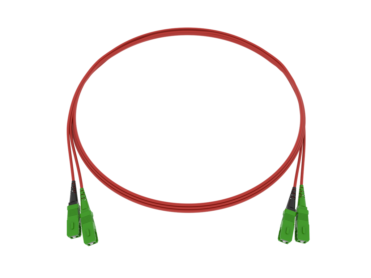 CCM Patchkabel Fig.8 2x1.7mm 9/125 G657A2 RD