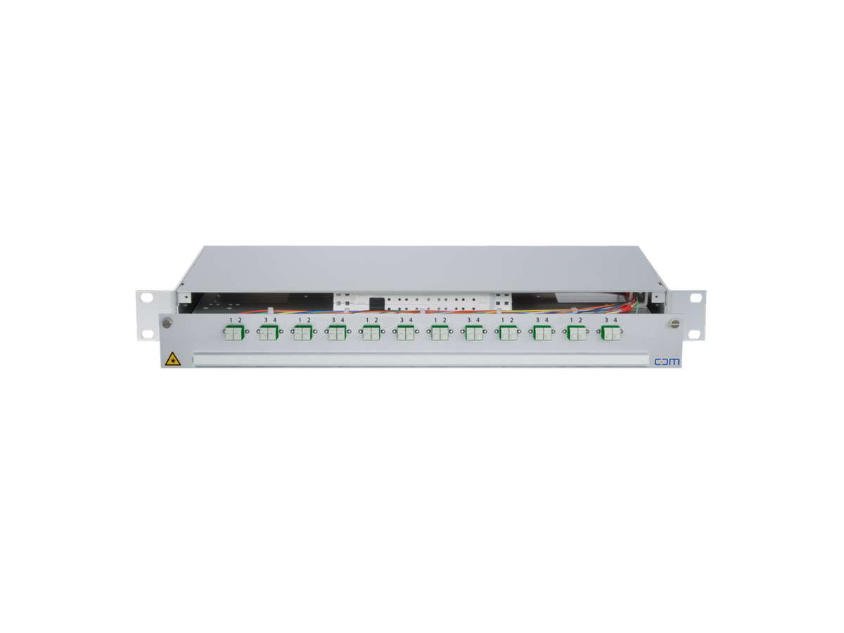 CCM FTTH Patchpanel 1HE OTO in Panel Alu PRO