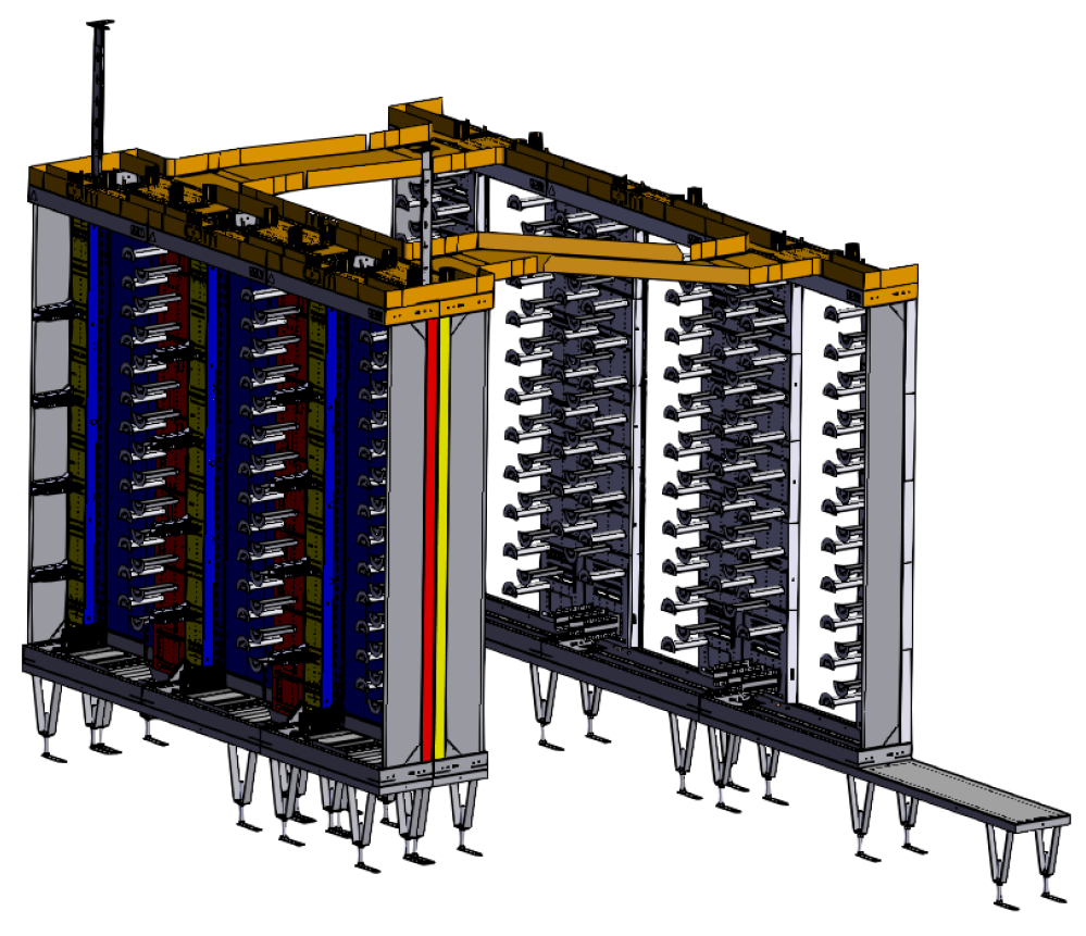 Dessin CAO du système de rack