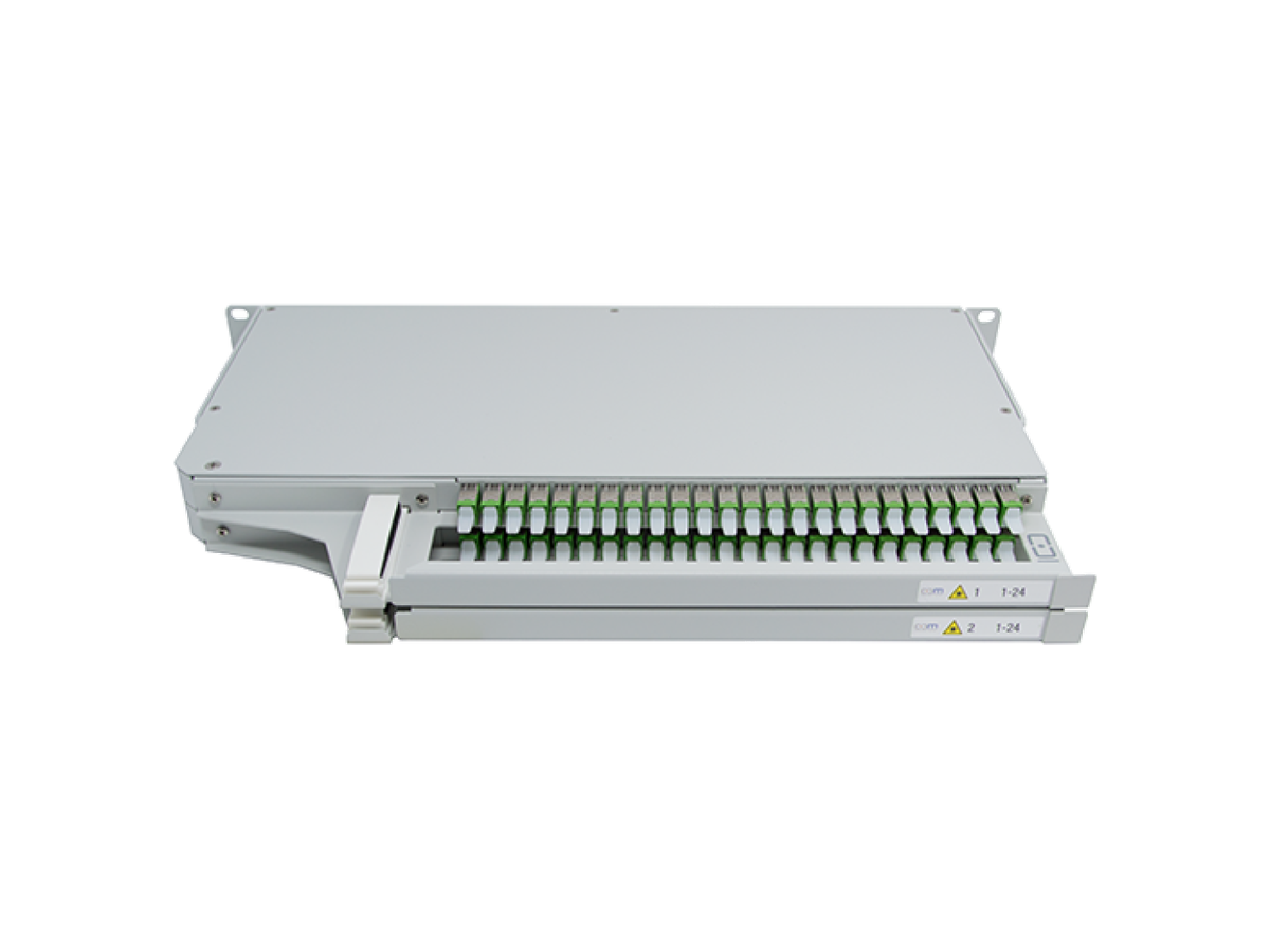 CCM Patchpanel 1HE SLITE PRO links Fanout