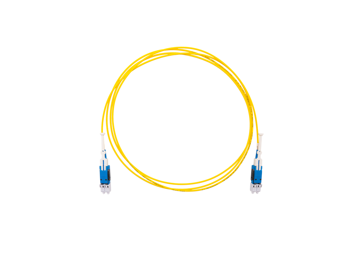 CCM cordon de bras. 2.0mm 1x2 9/125 G657A2 YE