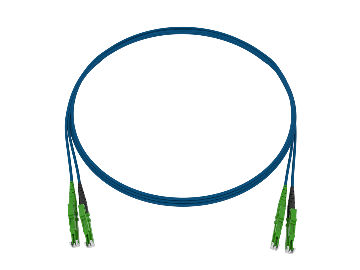 Cordon de bras. CCM Fig.8 2x1.7mm 9/125 G657A2 BL