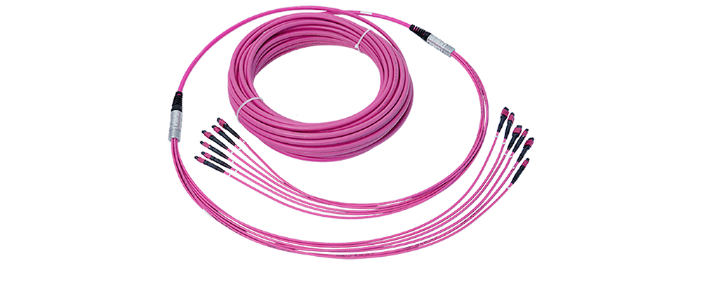 Câble répartiteur SpiderLINE MTP jusqu'à 144 fibres