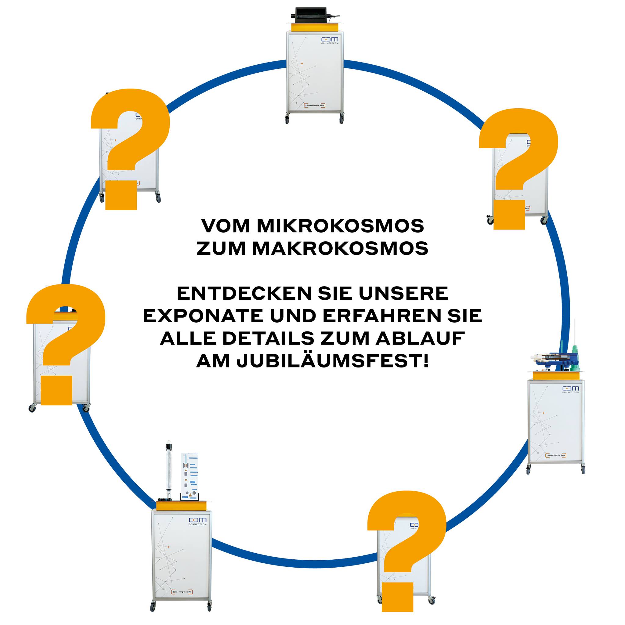 Ausstellungsexponate - Vom Mikrokosmos zum Makrokosmos