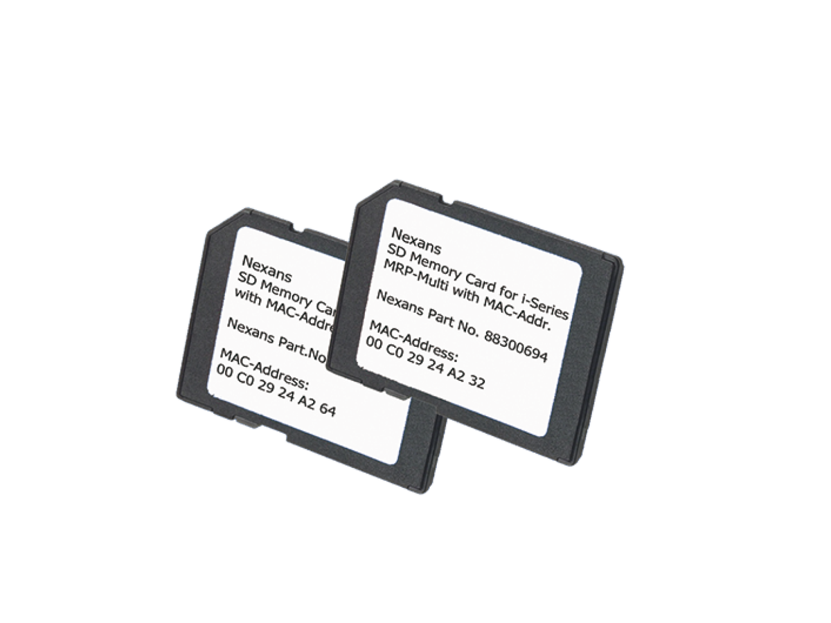 SD Memorykarte mit MAC Adresse