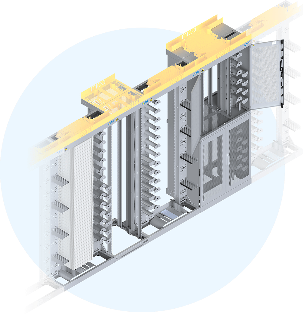 Possibilités d'assemblage de racks