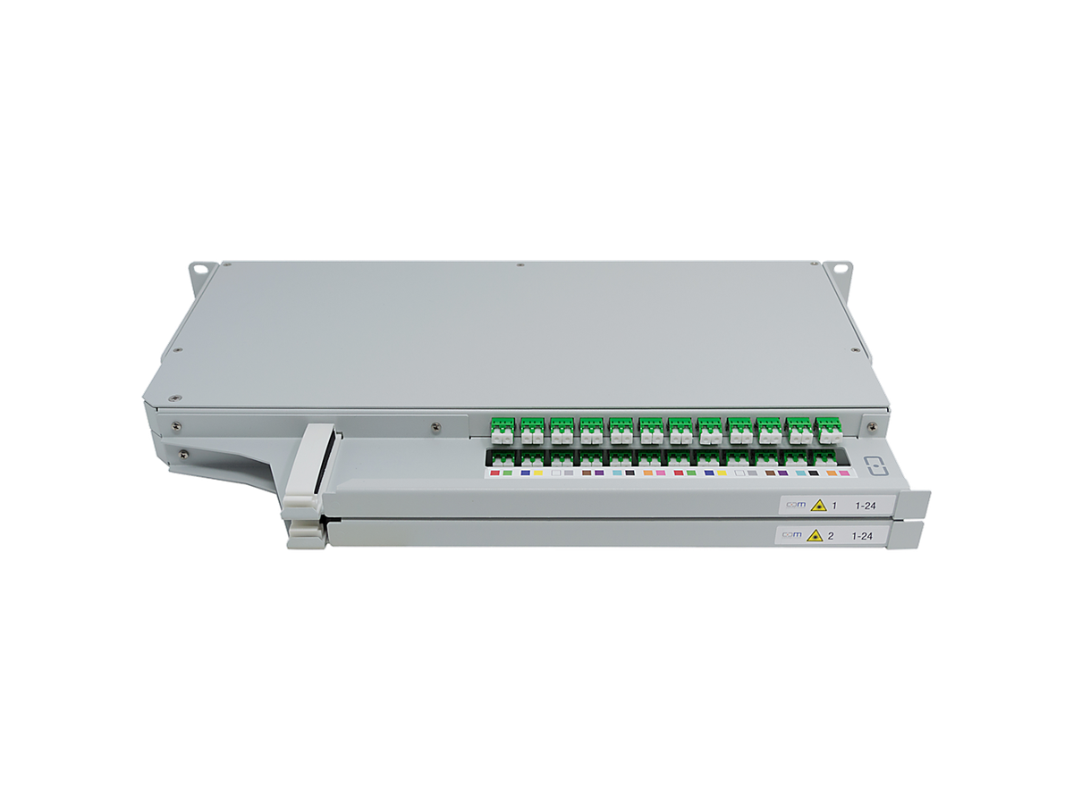 CCM Patchpanel 1HE SLITE PRO links Fanout