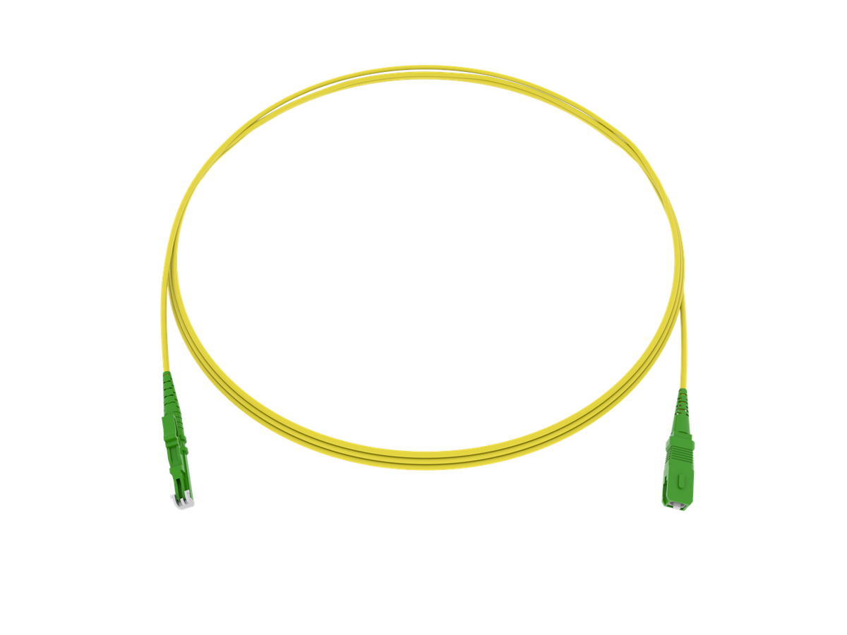 Cordon de bra. CCM simplex 1x1.7mm 9/125 G657A2 YE