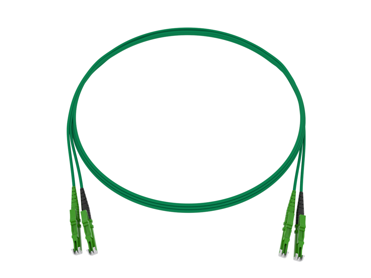 Cordon de bras. CCM Fig.8 2x1.7mm 9/125 G657A2 GN