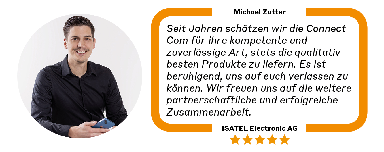 Testimonial von Michale Zutter von der Firma Isatel