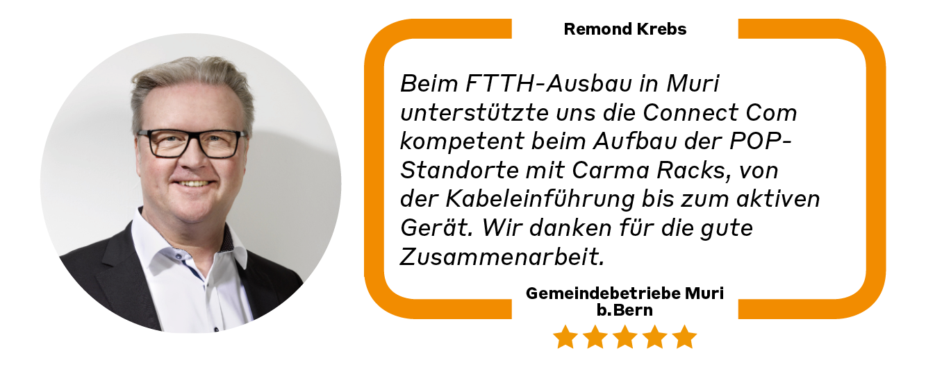 Testimonial von Remond Krebs von Gemeindebetriebe Muri bei Bern