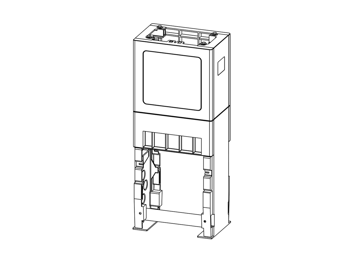 KVz CCM Socle pour armoire de rue UNI 4 / 310