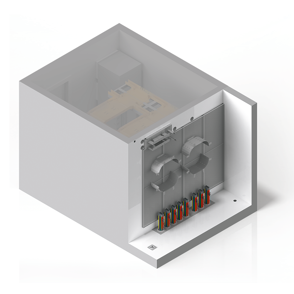 Kabelraum im CCM FiberCUBE®