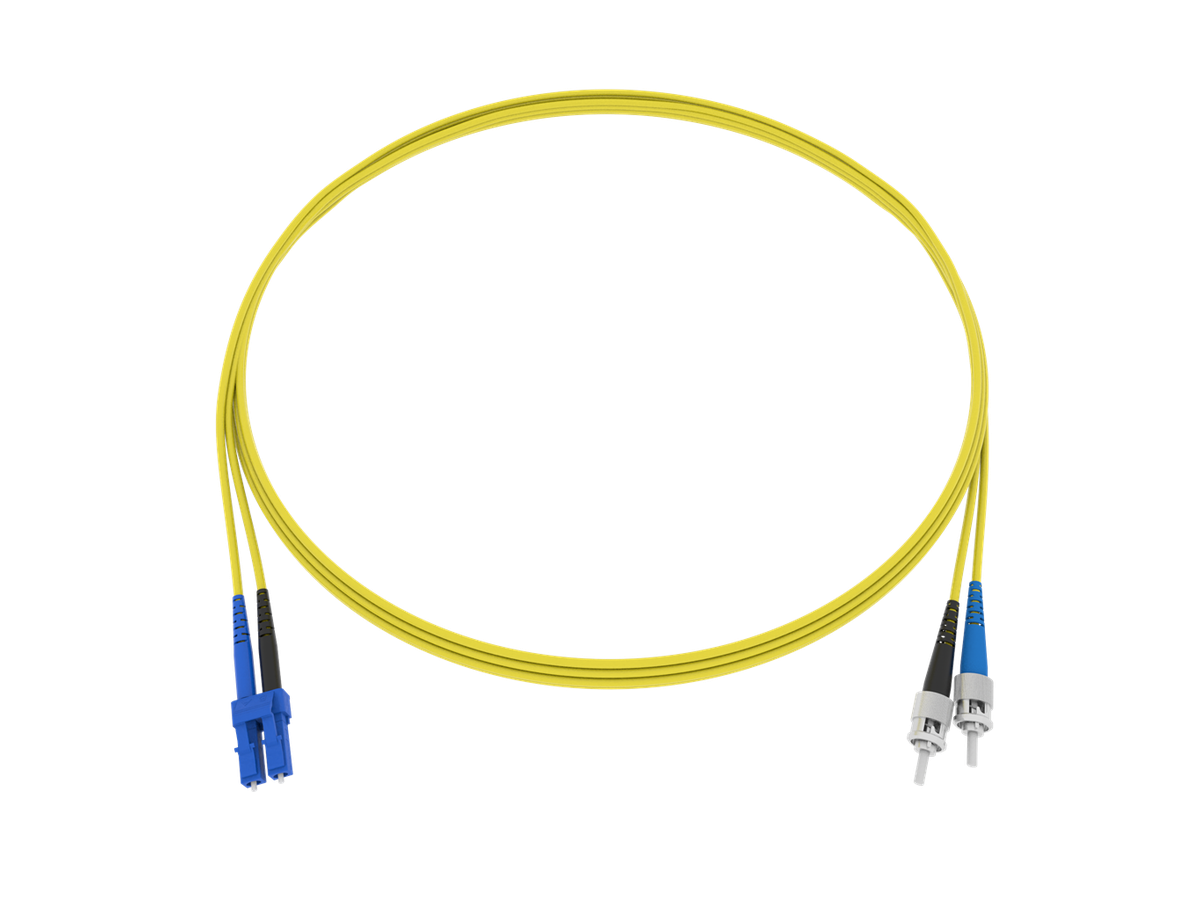 LWL Patchkabel Fig.8 2x1.7mm 9/125 G657A2 YE