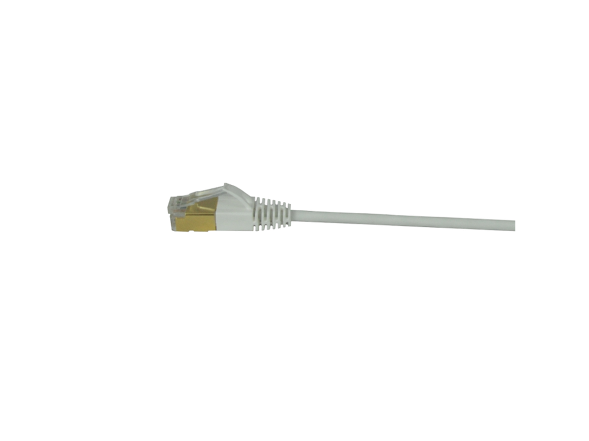 Patchkabel Slim 4P LS0H Cat6A UTP WH