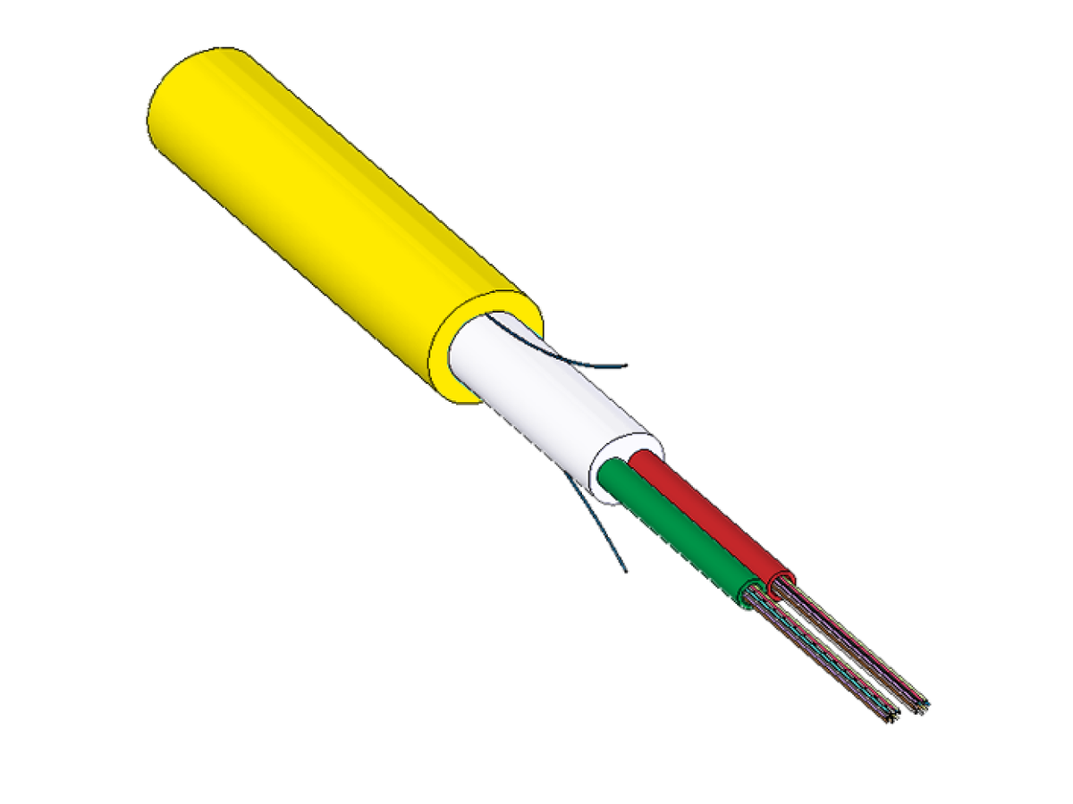 CCM Bündeladerkabel LSFH-Dca 2x12 9/125 YE